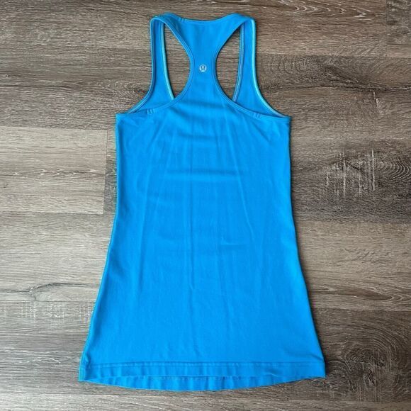 Lululemon Cool Racerback Tank Top in Beach Blanket Blue - Picture 4 of 11